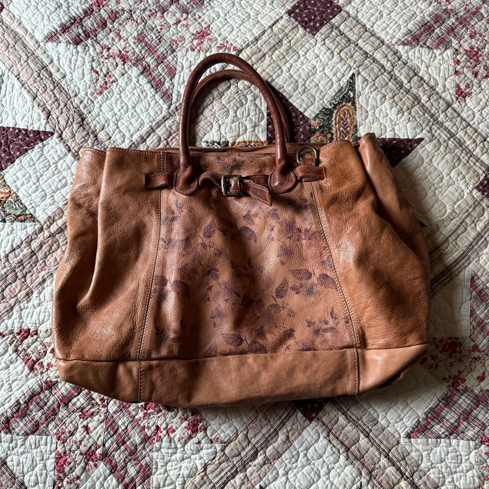 Costanza Rota Genuine Italian Leather Hobo Bag Vintage